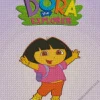 Dora The Explorer Cartoon Diamond Painting