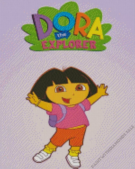 Dora The Explorer Cartoon Diamond Painting