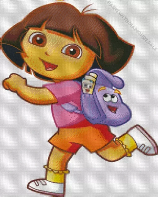 Dora The Explorer Character Diamond Painting