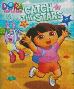 Dora The Explorer Poster Diamond Painting