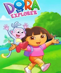 Dora The Explorer Poster Art Diamond Painting