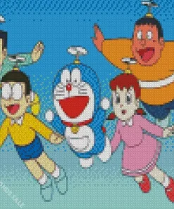 Doraemon Anime Series Diamond Painting