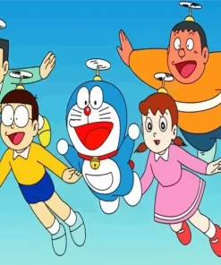 Doraemon Anime Series Diamond Painting