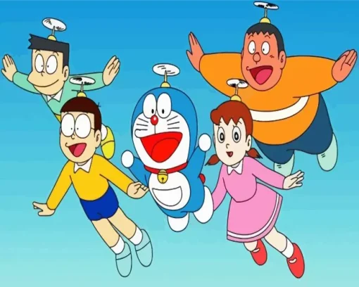 Doraemon Anime Series Diamond Painting