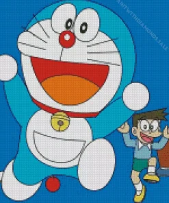 Doraemon Character Diamond Painting