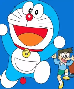 Doraemon Character Diamond Painting