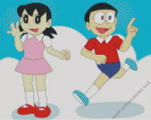 Doraemon Characters Diamond Painting