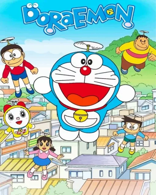 Doraemon Poster Diamond Painting