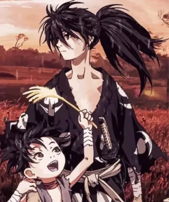 Dororo Anime Characters Diamond Painting