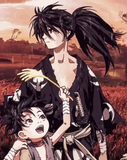 Dororo Anime Characters Diamond Painting