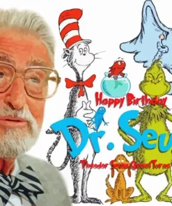 Dr Seuss Author Diamond Painting