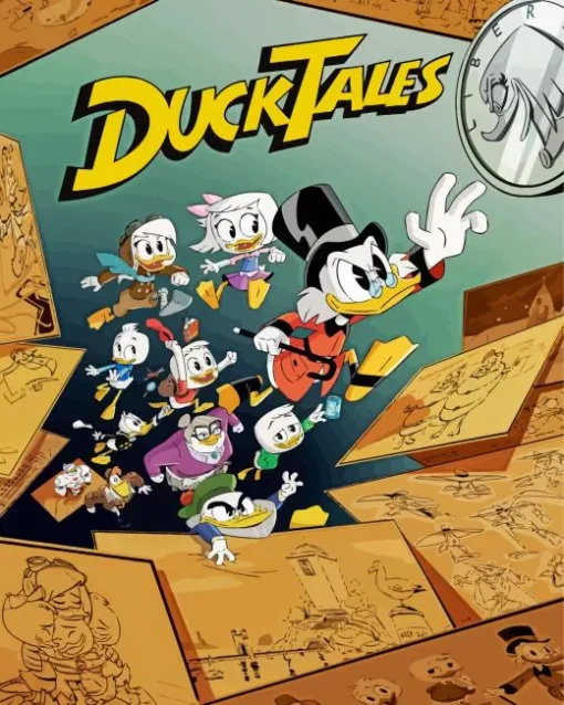 Ducktales Poster Diamond Painting