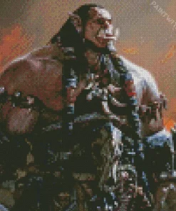 Durotan Warcraft Character Diamond Painting