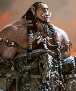 Durotan Warcraft Character Diamond Painting