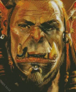 Durotan In Warcraft Diamond Painting