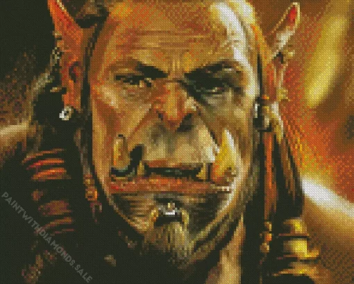 Durotan In Warcraft Diamond Painting