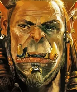 Durotan In Warcraft Diamond Painting