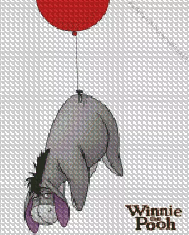 Eeyore The tigger movie poster Diamond Dotz Eeyore The Tigger Movie Poster Diamond Painting