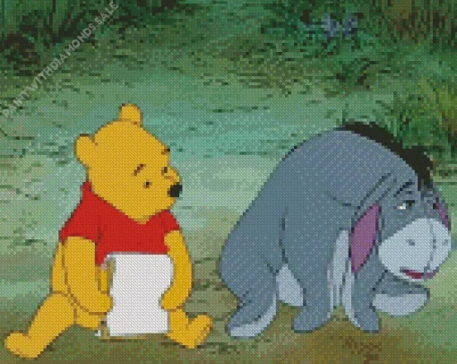 Eeyore And Winnie Diamond Painting