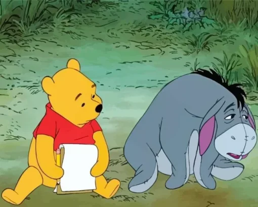 Eeyore And Winnie Diamond Painting