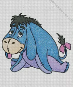 Eeyore Character Art Diamond Painting