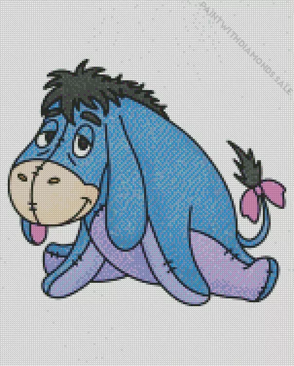 Eeyore character Diamond Dotz Eeyore Character Art Diamond Painting
