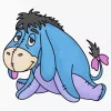 Eeyore Character Art Diamond Painting