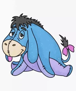 Eeyore Character Art Diamond Painting