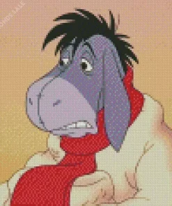 Eeyore In Piglets Big Movie Diamond Painting