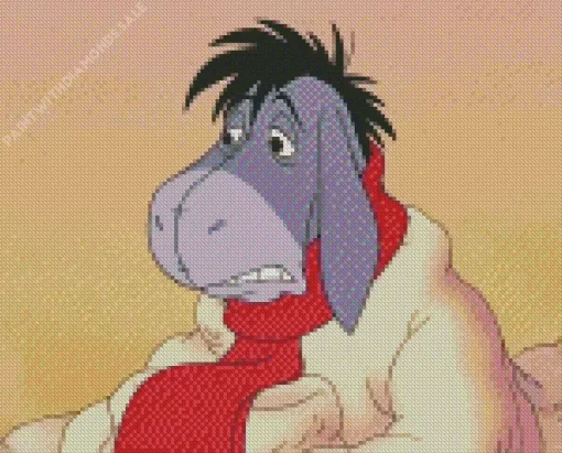 Eeyore In Piglets Big Movie Diamond Painting