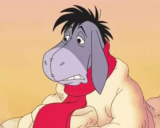 Eeyore In Piglets Big Movie Diamond Painting