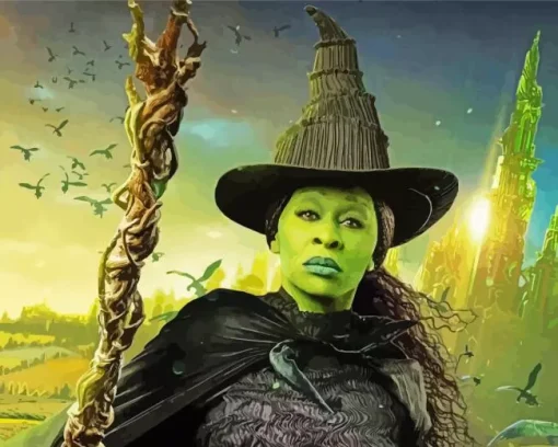 Elphaba In Wicked Diamond Painting