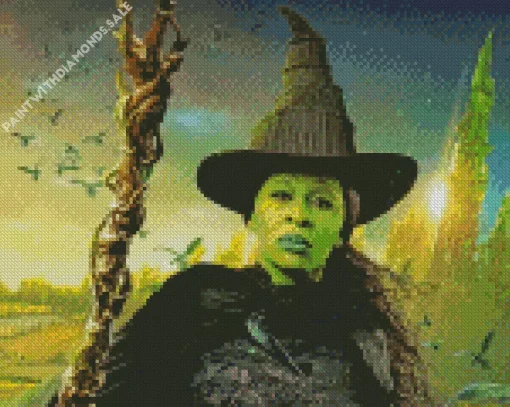 Elphaba In Wicked Diamond Painting