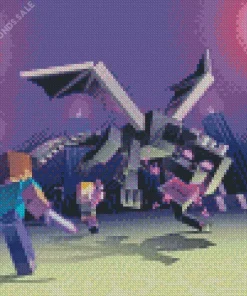 Ender Dragon Minecraft Diamond Painting