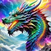 Fantasy Rainbow Dragon Diamond Paintings