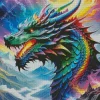 Fantasy Rainbow Dragon Diamond Paints