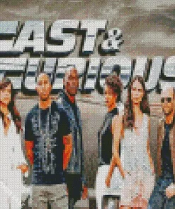 Fast And Furious Cast Diamond Dotz