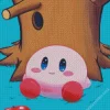 Fluffy Kirby Diamond With Numbers