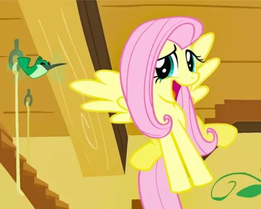 Fluttershy In The Little Pony Diamond Painting