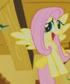 Fluttershy In The Little Pony Diamond Painting