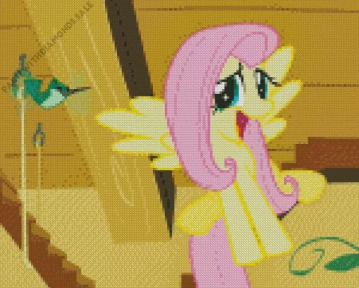 Fluttershy In The Little Pony Diamond Painting