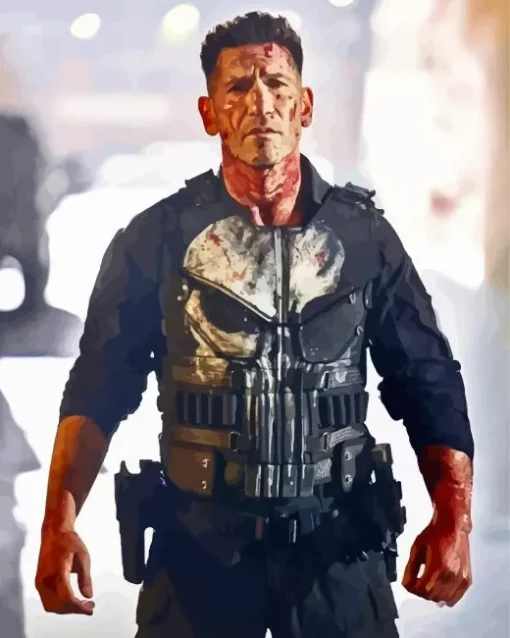 Frank Castle The Punisher Character Diamond Painting