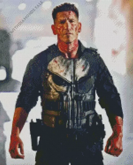 Frank Castle The Punisher Character Diamond Painting