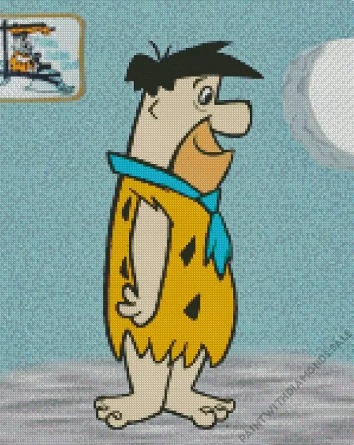 Fred Flintstone Diamond Painting