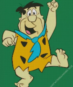 Fred Flintstone Character Diamond Painting