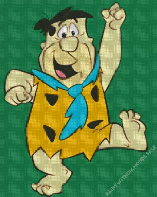 Fred Flintstone Character Diamond Painting