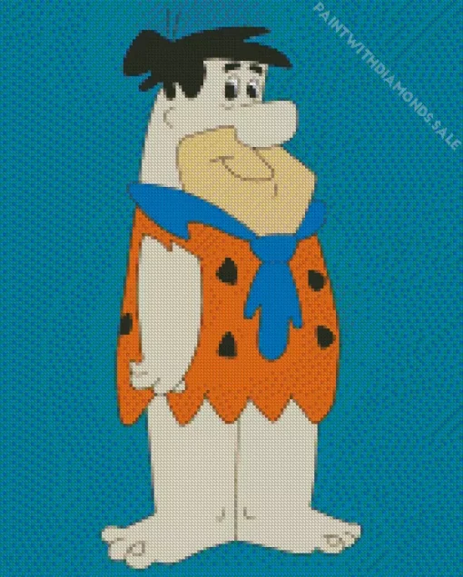 Fred In Flintstone Diamond Painting