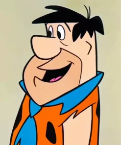 Fred in Flintstone Art Diamond Painting