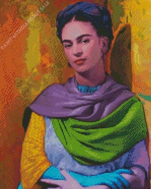 Aesthetic Frida Kahlo Portrait Diamond Painting