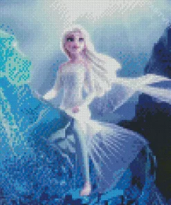 Frozen Elsa And Nokk Diamond Painting